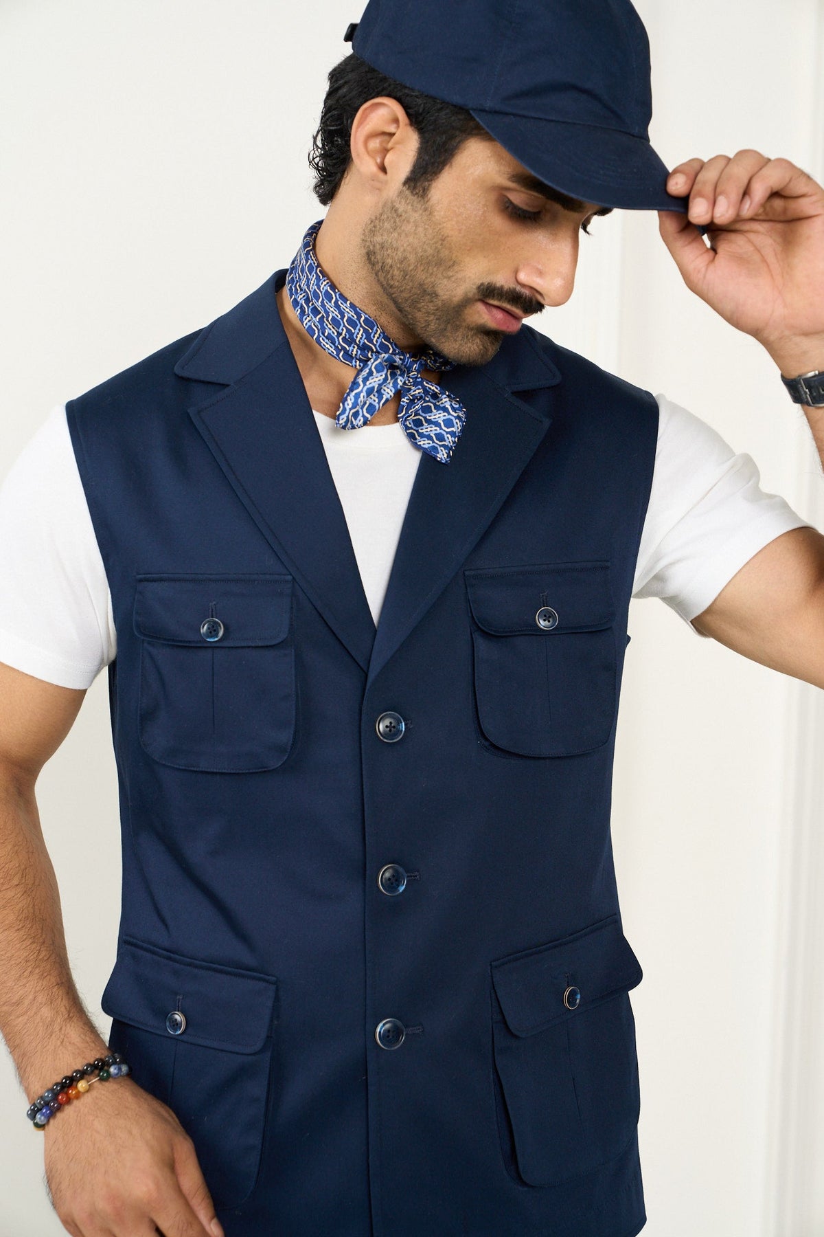 Gargee Designer's Napoli Sartorial Down-Vest Gargee