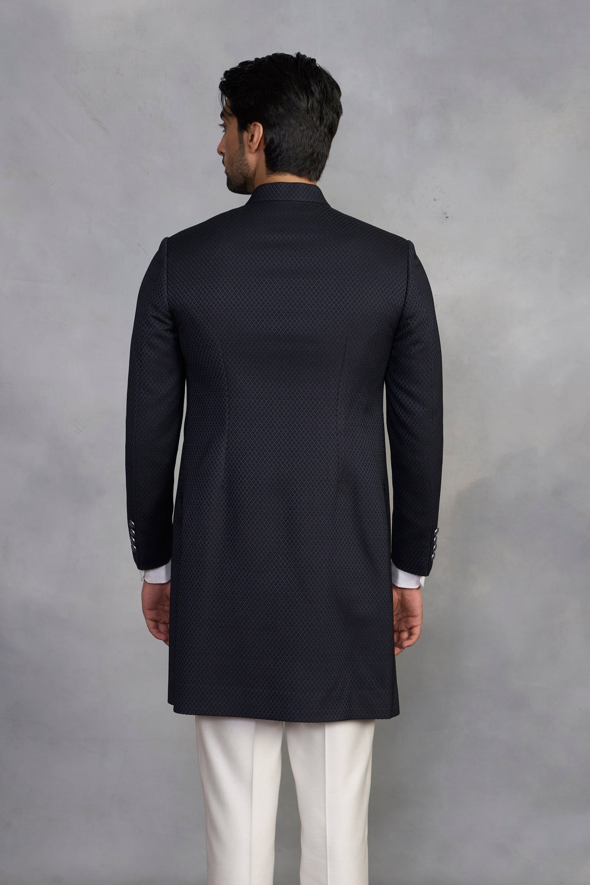 Gargee Designer's Mehmaan Blue Indowestern Set Gargee