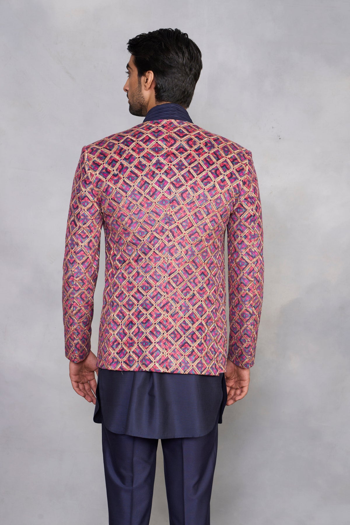 Gargee Designer's Sohbat Pink Jodhpuri Set Gargee