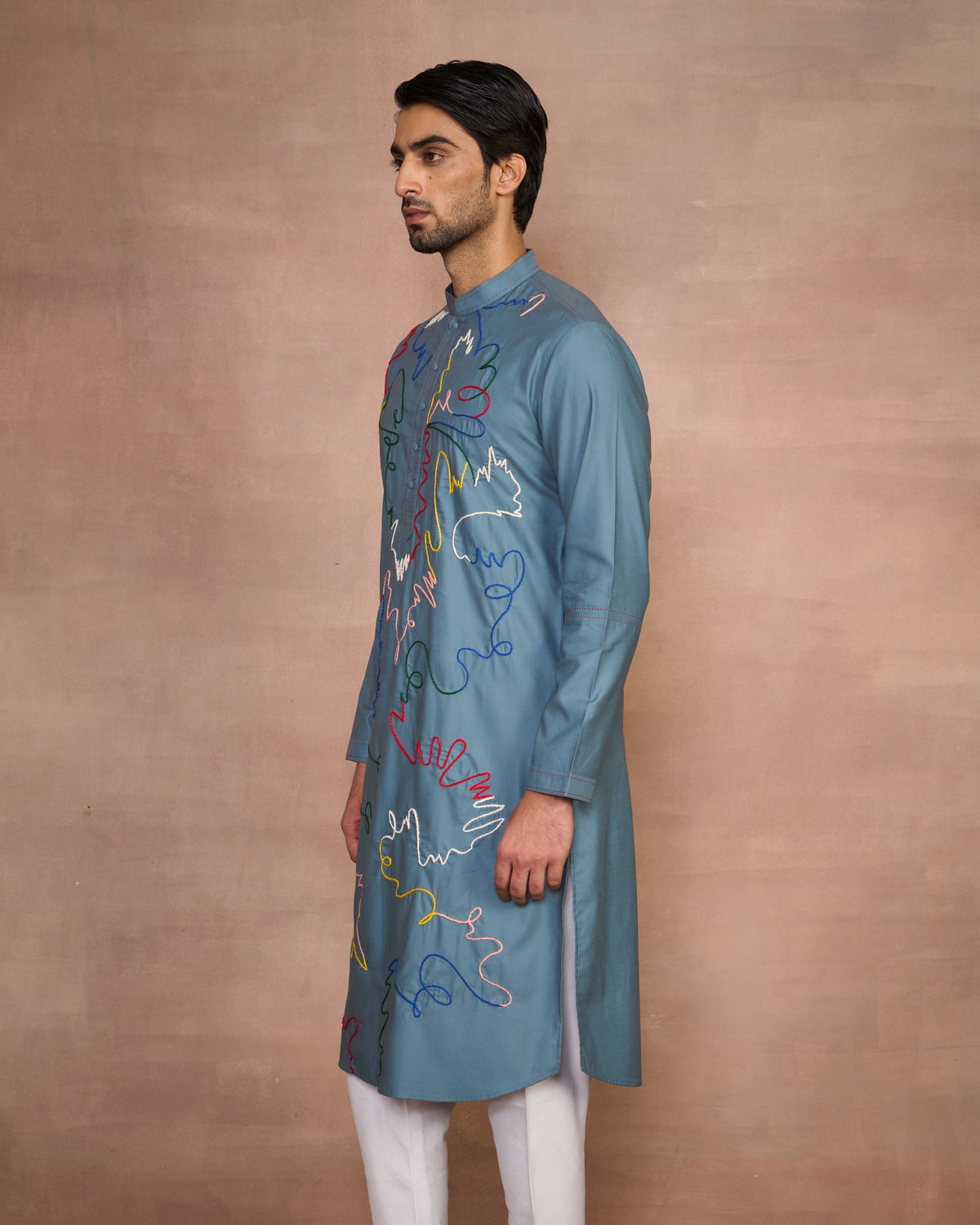 Gargee Designer's Parchai Multicolor Kurta Set Gargee