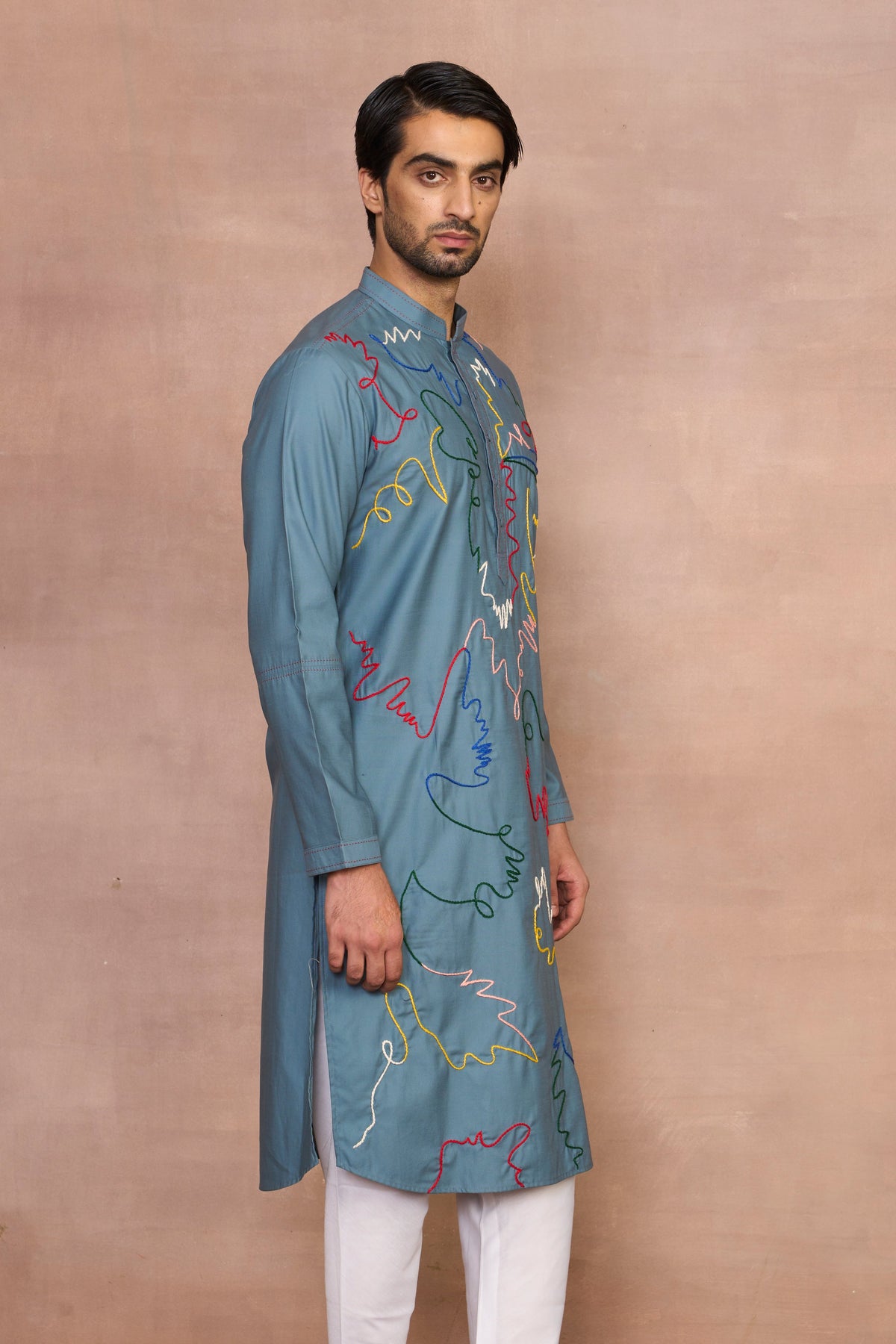 Gargee Designer's Parchai Multicolor Kurta Set Gargee