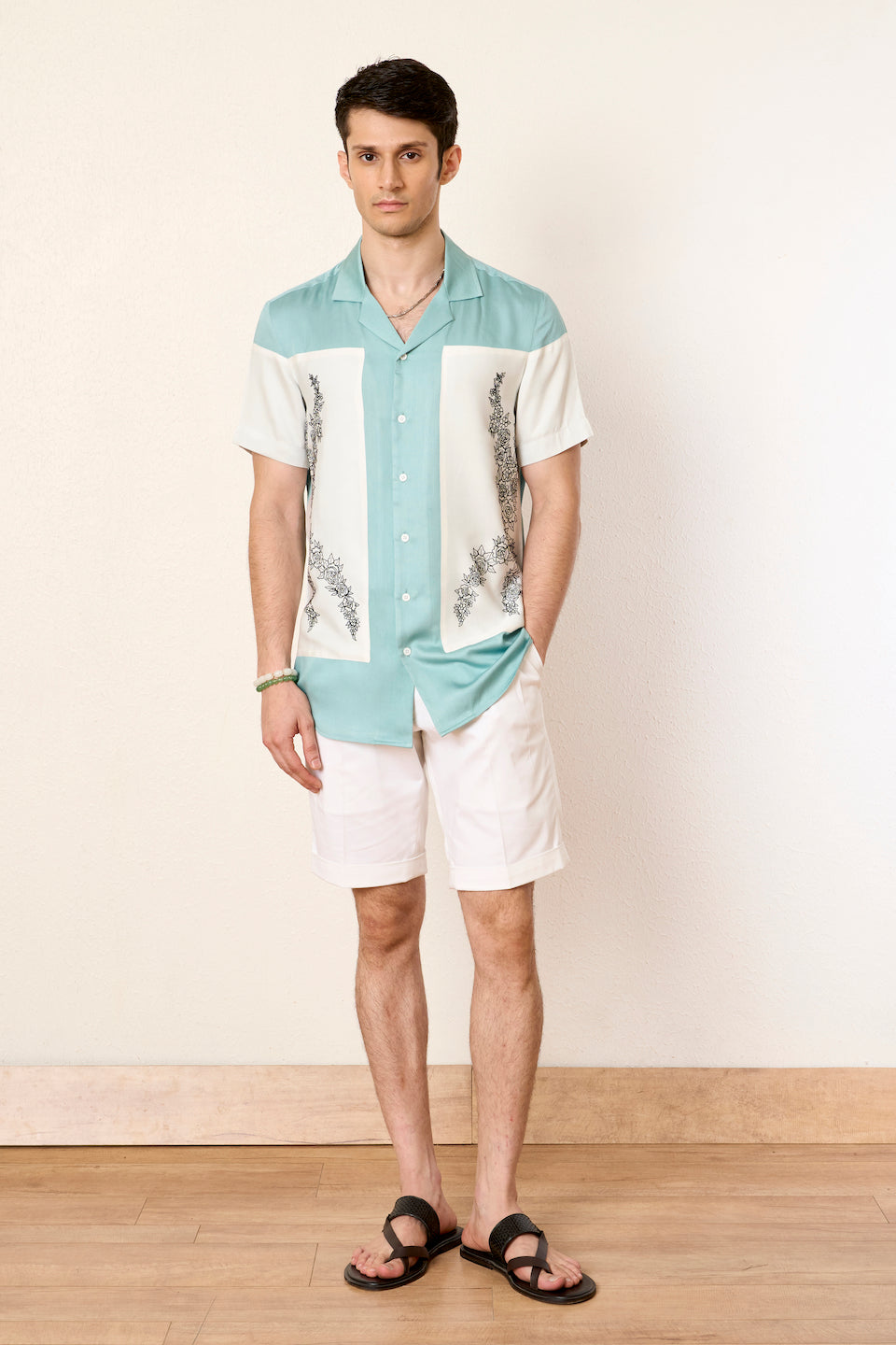 Gargee Designer's Tiffany Bloom Camp Shirt Gargee