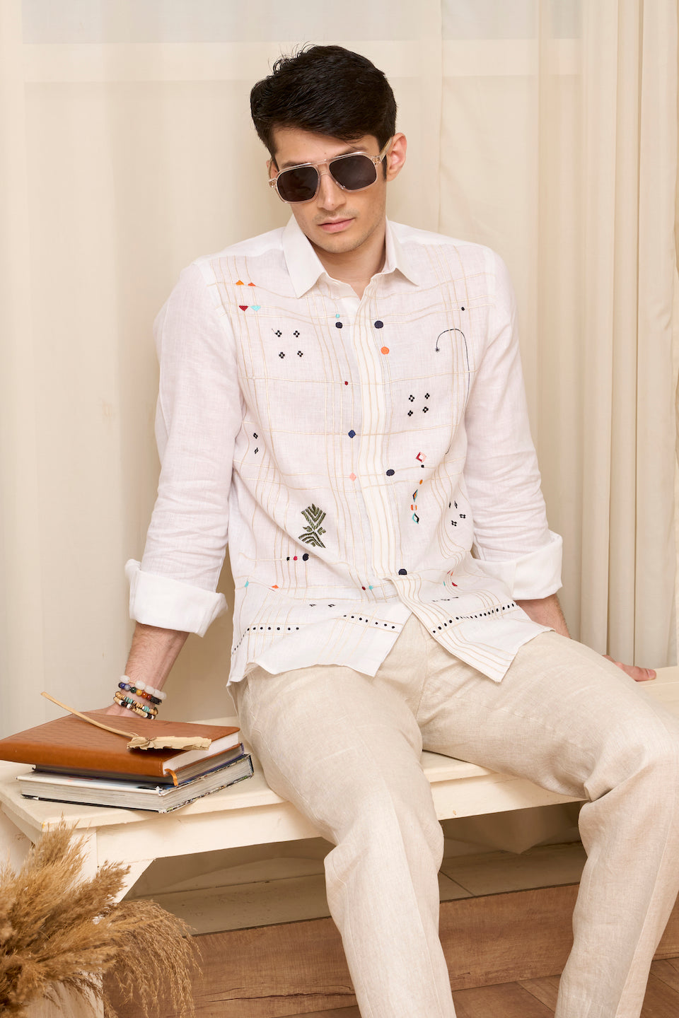 Gargee Designer's Colored Concept Chalk Shirt Gargee