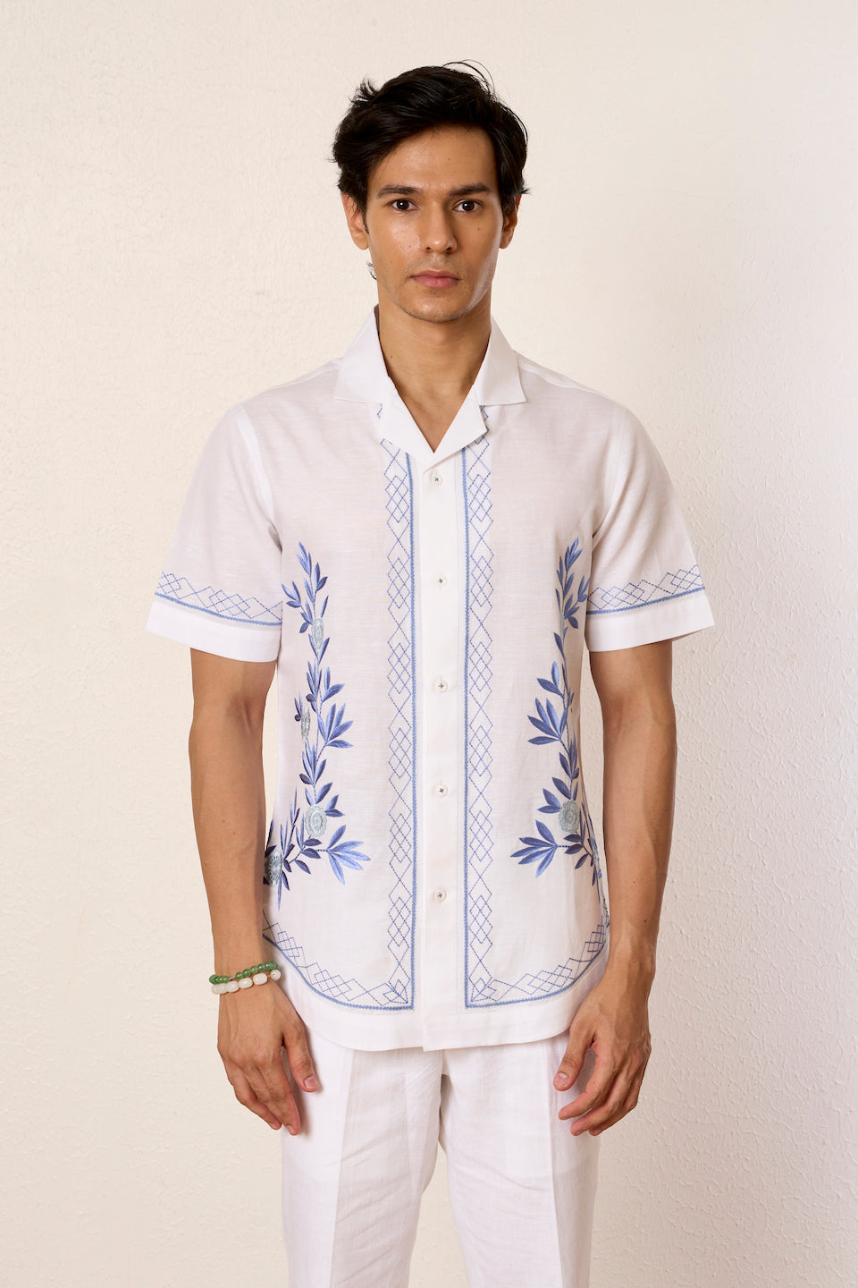 Gargee Designer's White Urban Petal Shirt Gargee