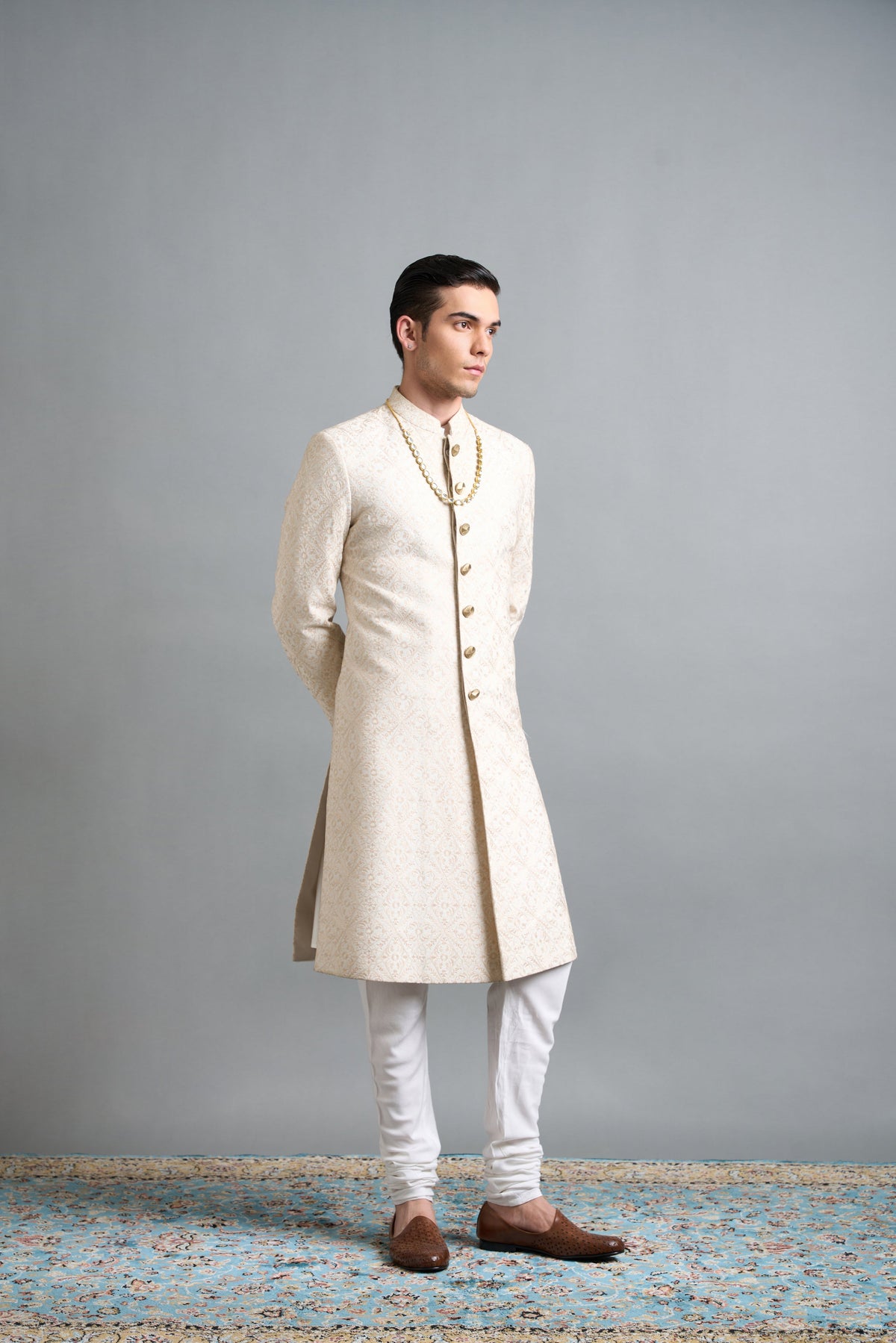 Gargee Designers Kunal Ivory Sherwani Gargee
