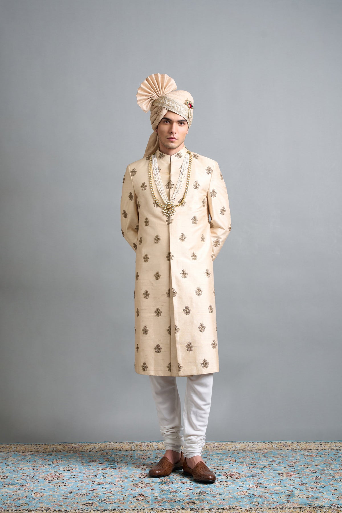 Gargee Designers Rajveer Ivory Sherwani Gargee