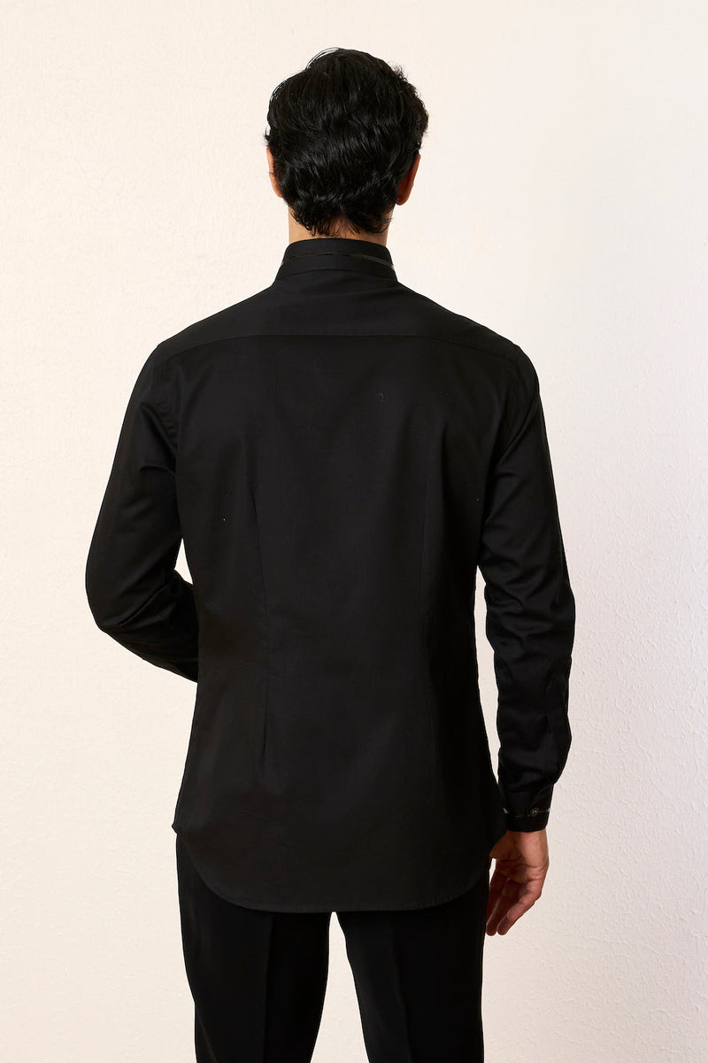 Gargee Designer's Black Dazzle Streak Shirt Gargee