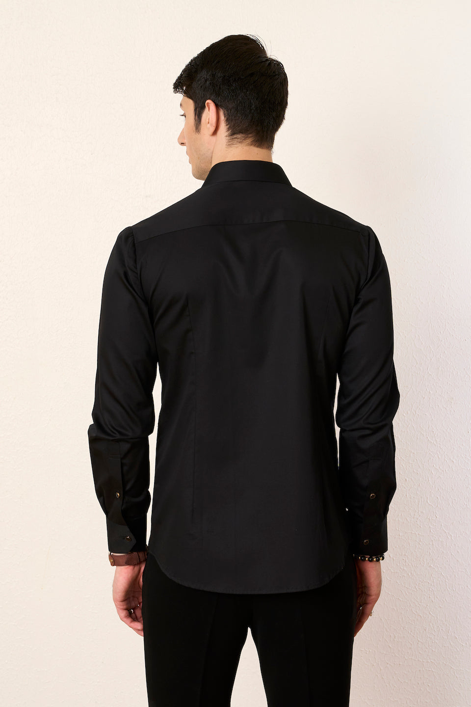 Gargee Designer's Black Pleat Please Shirt Gargee