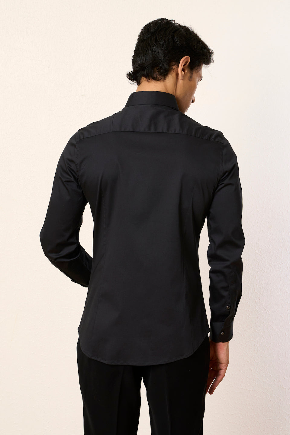 Gargee Designer's Black Zipper Reunion Shirt Gargee