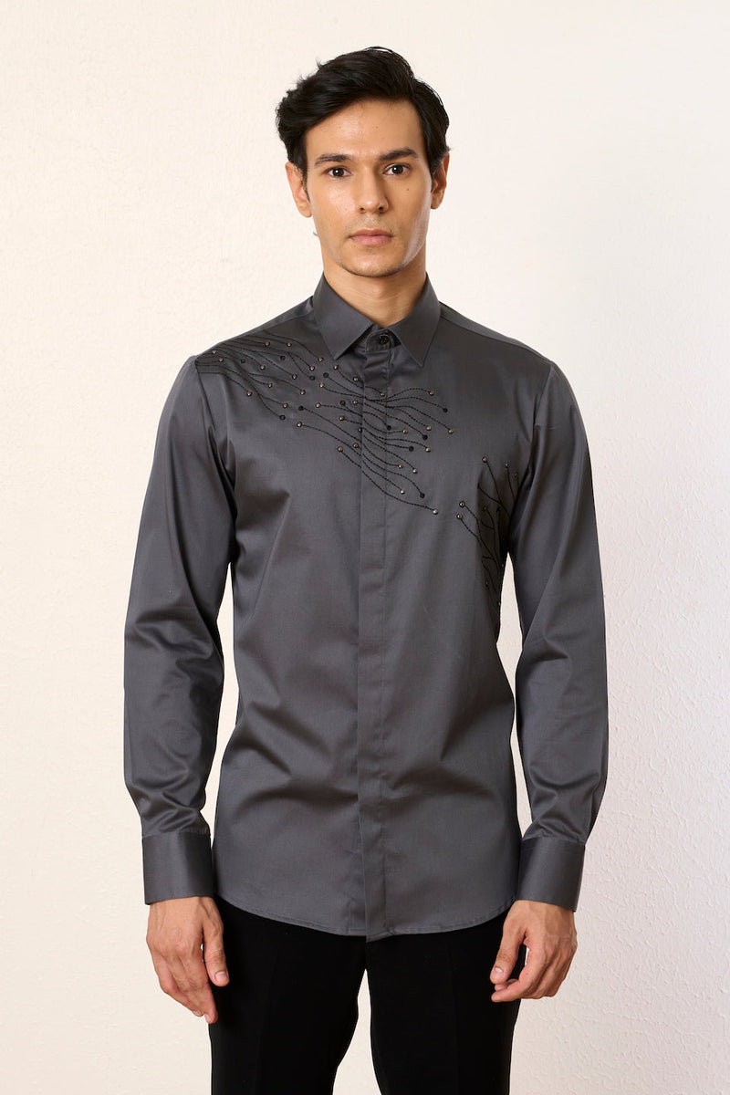 Gargee Designer's Ash Motion Segment Shirt Gargee