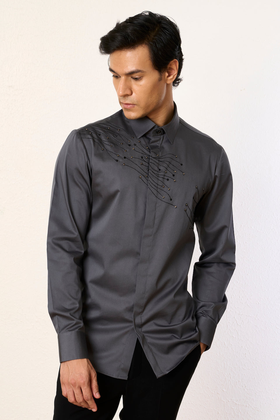 Gargee Designer's Ash Motion Segment Shirt Gargee