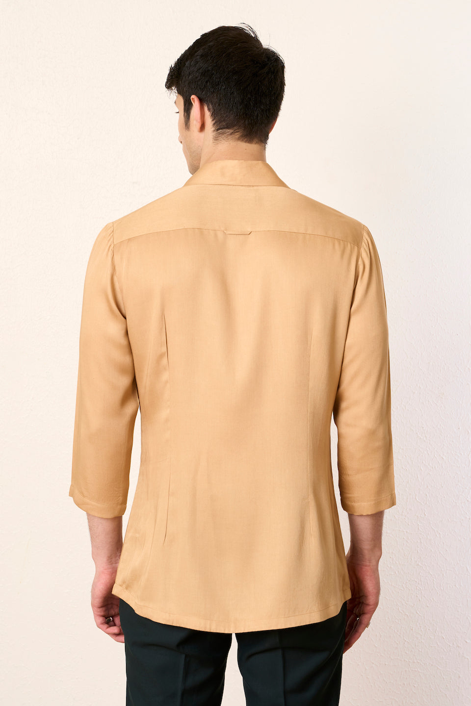 Gargee Designer's Mustard Botanic Plush Shirt Gargee