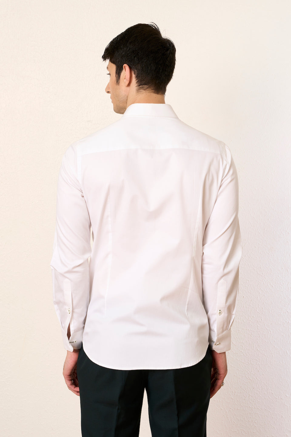 Gargee Designer's White Yoke Debonair Shirt Gargee