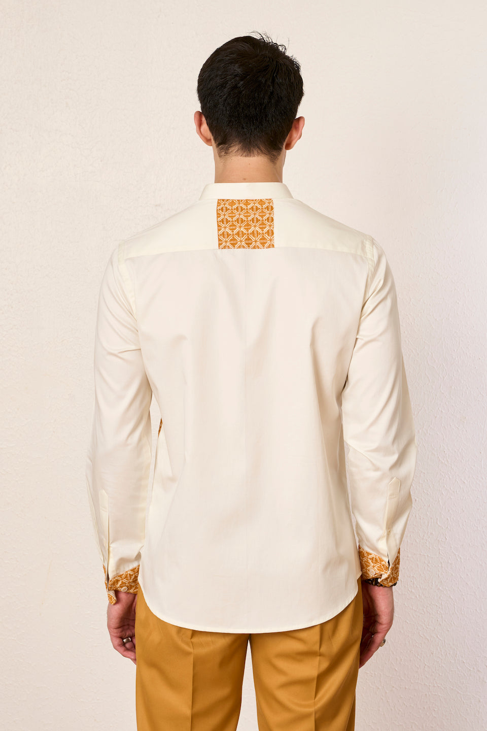 Gargee Designer's White Trinity Patch Shirt Gargee