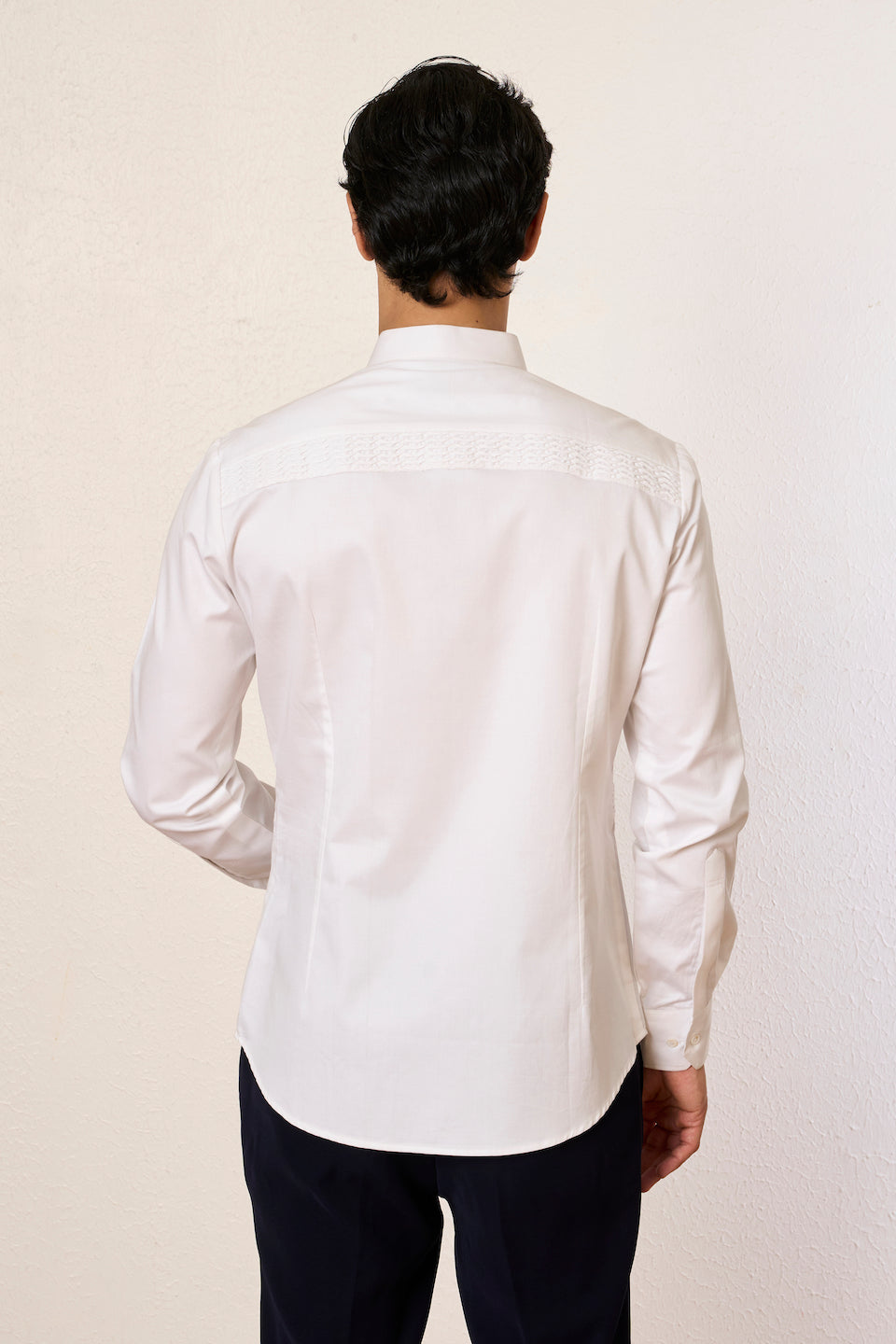 Gargee Designer's Black Tucked Spruce Shirt Gargee