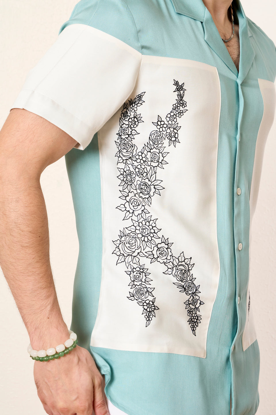 Gargee Designer's Tiffany Bloom Camp Shirt Gargee
