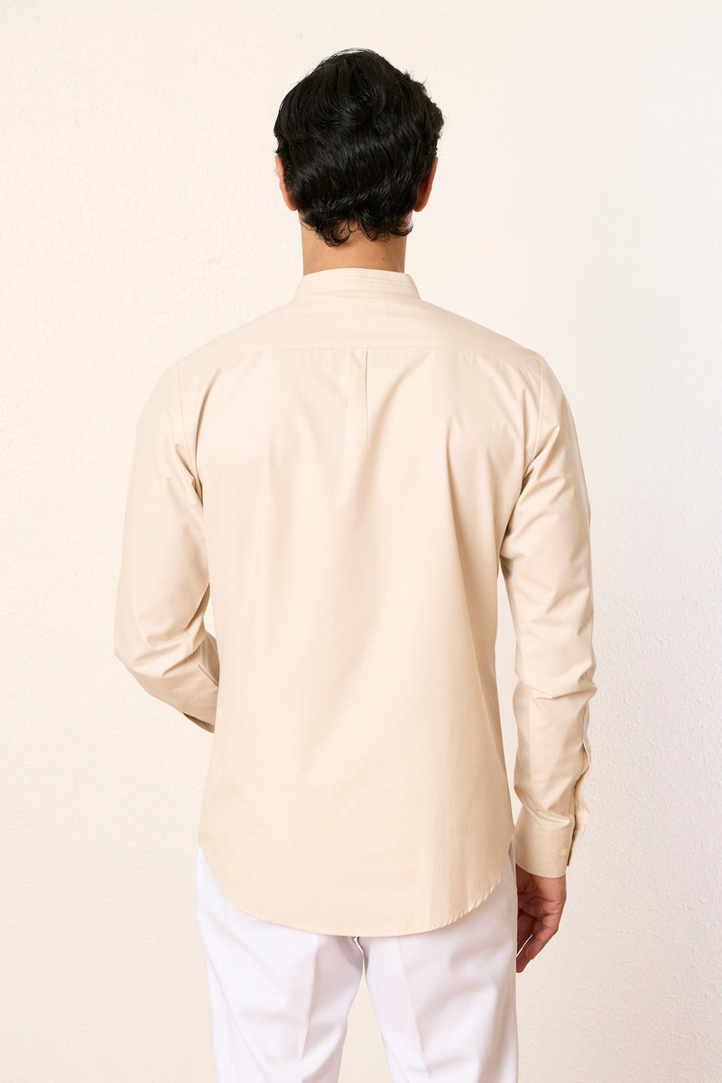 Gargee Designer's Latte Lace Linear Shirt Gargee