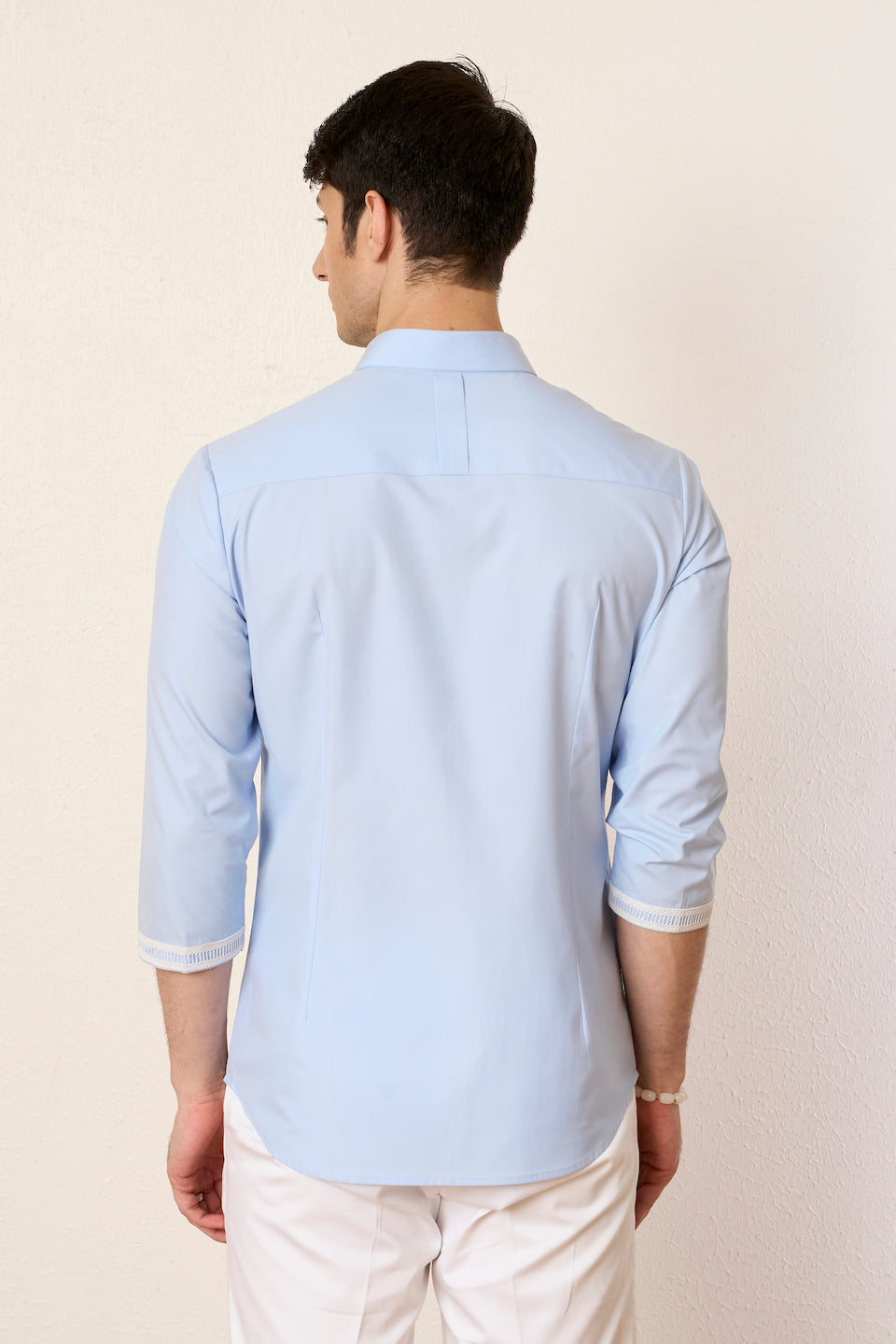 Gargee Designer's Sky Bifurcate Lace Shirt Gargee