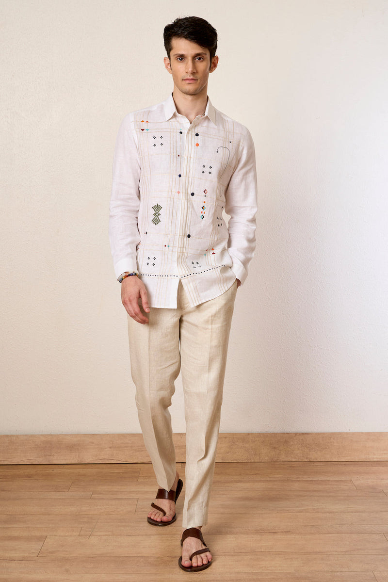 Gargee Designer's Colored Concept Chalk Shirt Gargee