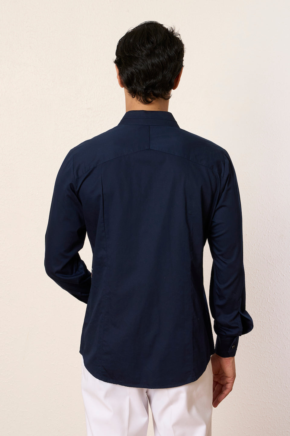 Gargee Designer's Blue Organic Yoke Shirt Gargee