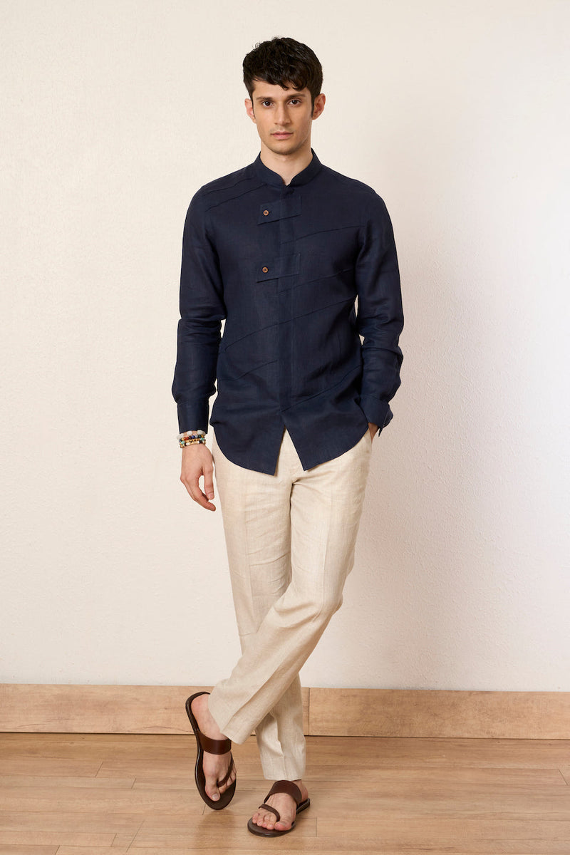 Gargee Designer's Midnight Concealed Loop Shirt Gargee