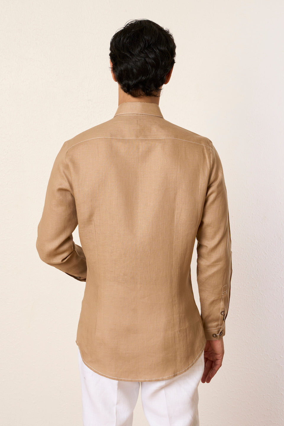 Gargee Designer's Beige Quirky Contemporary Shirt Gargee