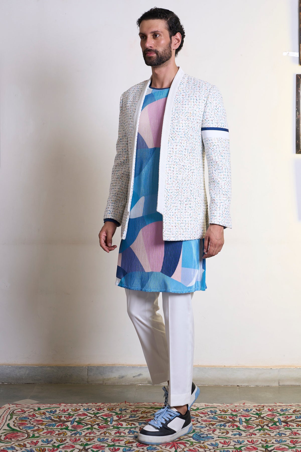 Gargee Designer's Aasmani Azara Jodhpuri Set Gargee