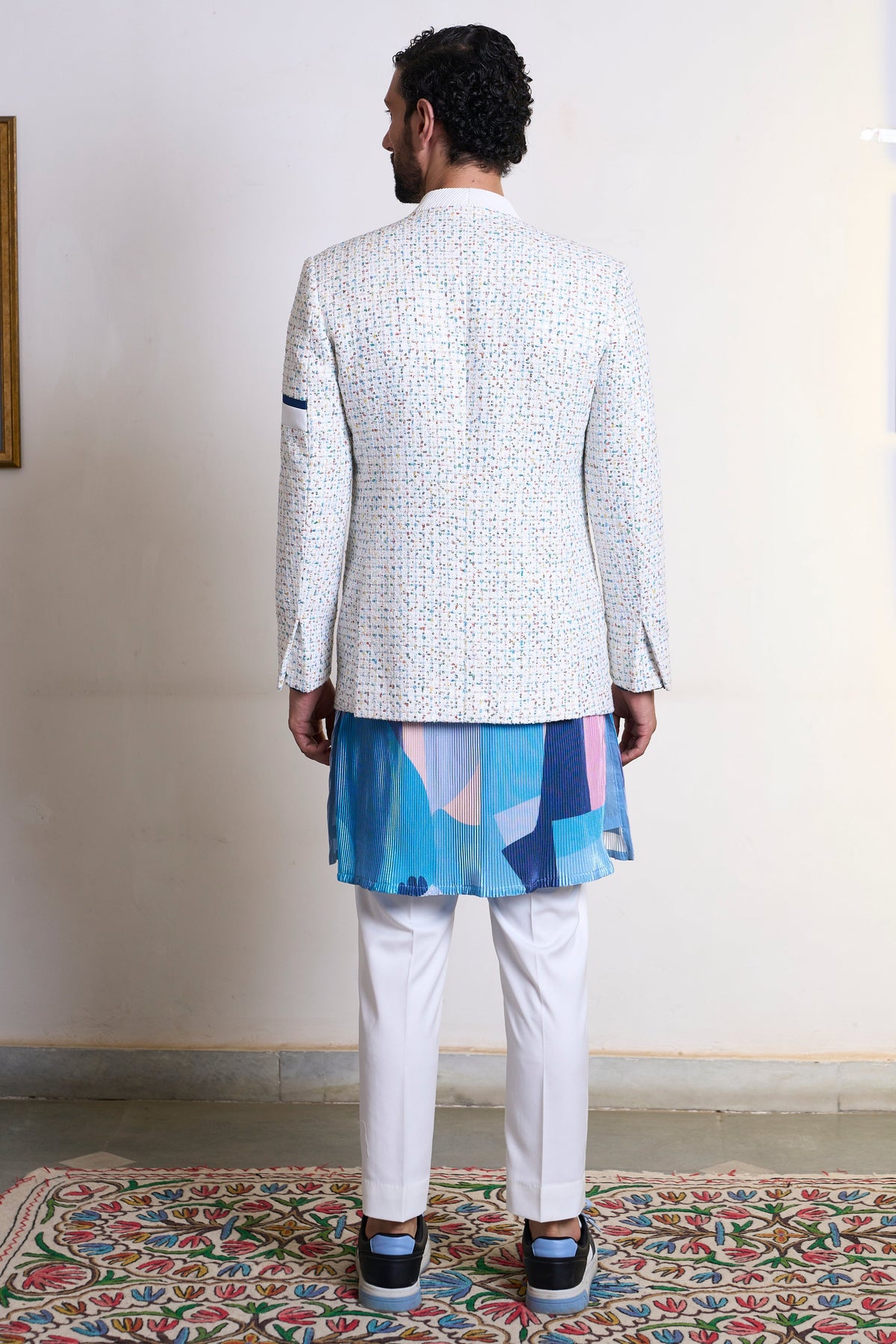 Gargee Designer's Aasmani Azara Jodhpuri Set Gargee