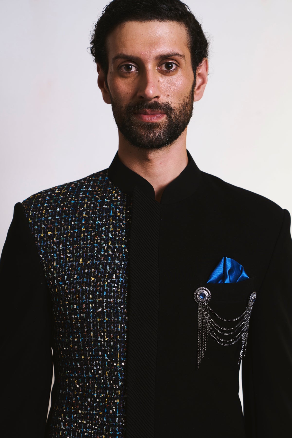 Gargee Designer's Satrangi Kala Jodhpuri Set Gargee