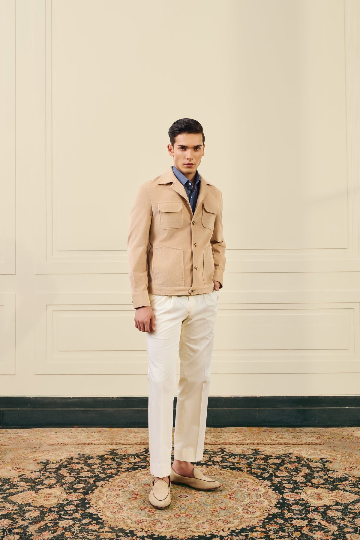 Cotton Corduroy Utility Jacket Gargee
