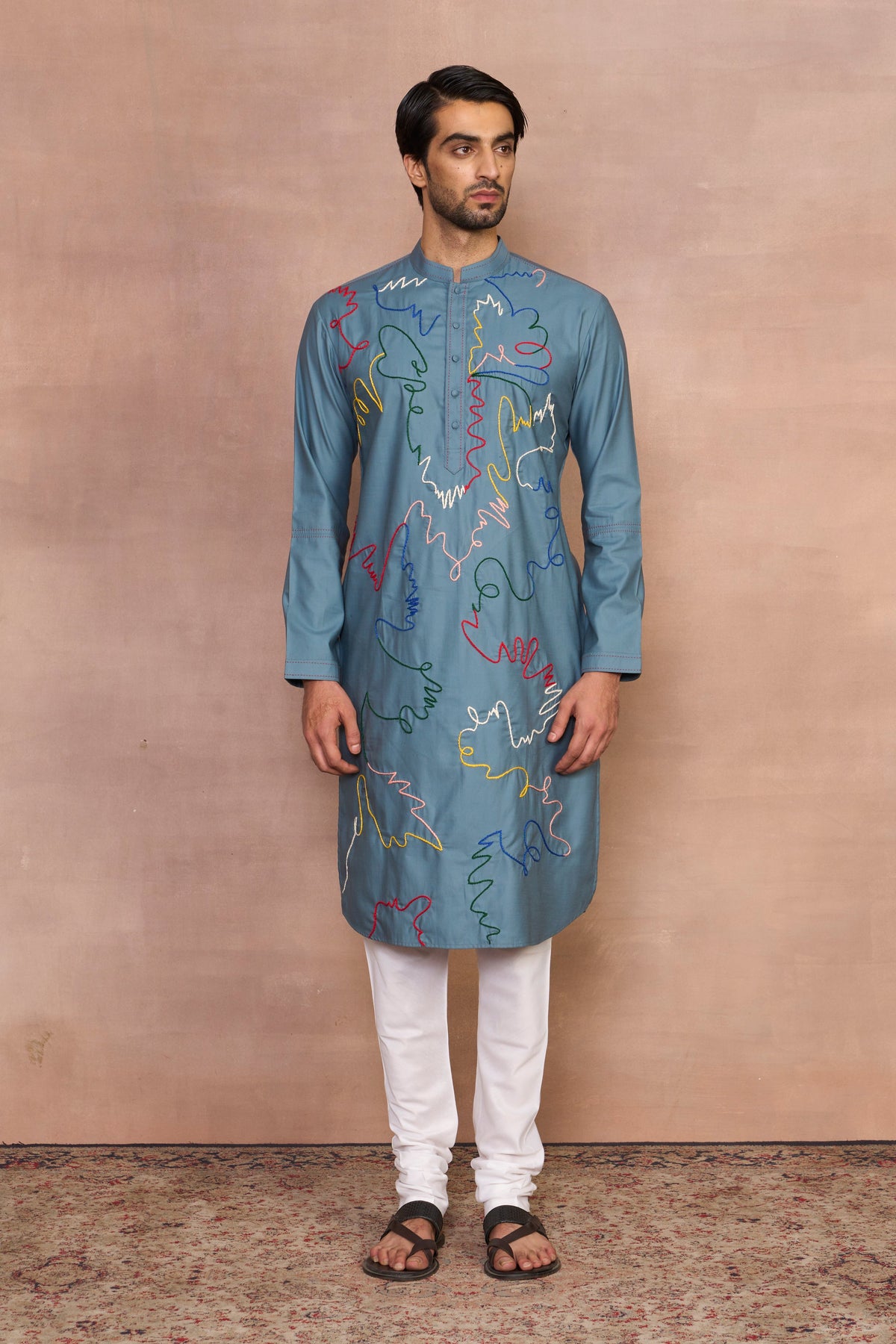 Gargee Designer's Parchai Multicolor Kurta Set Gargee