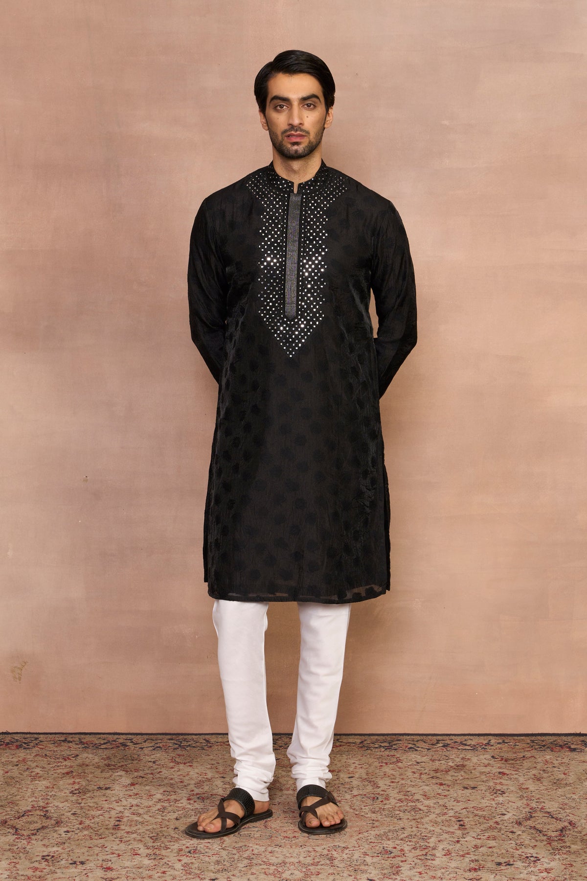 Gargee Designer's Parwaaz Black Kurta Set Gargee
