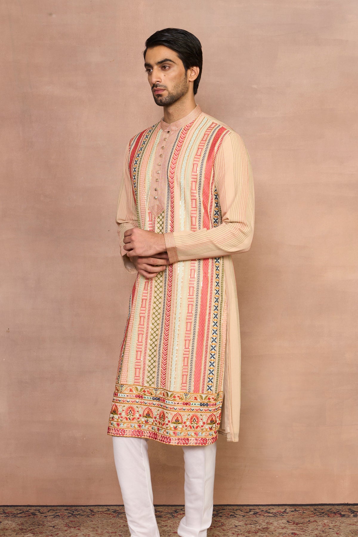 Gargee Designer's Aftaab Multicolor Kurta Set Gargee
