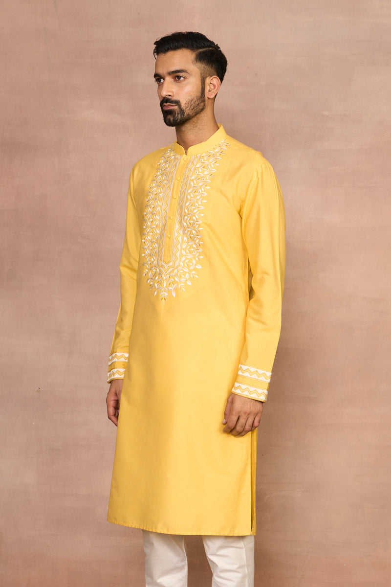 Gargee Designer's Aashna Yellow Kurta Set Gargee