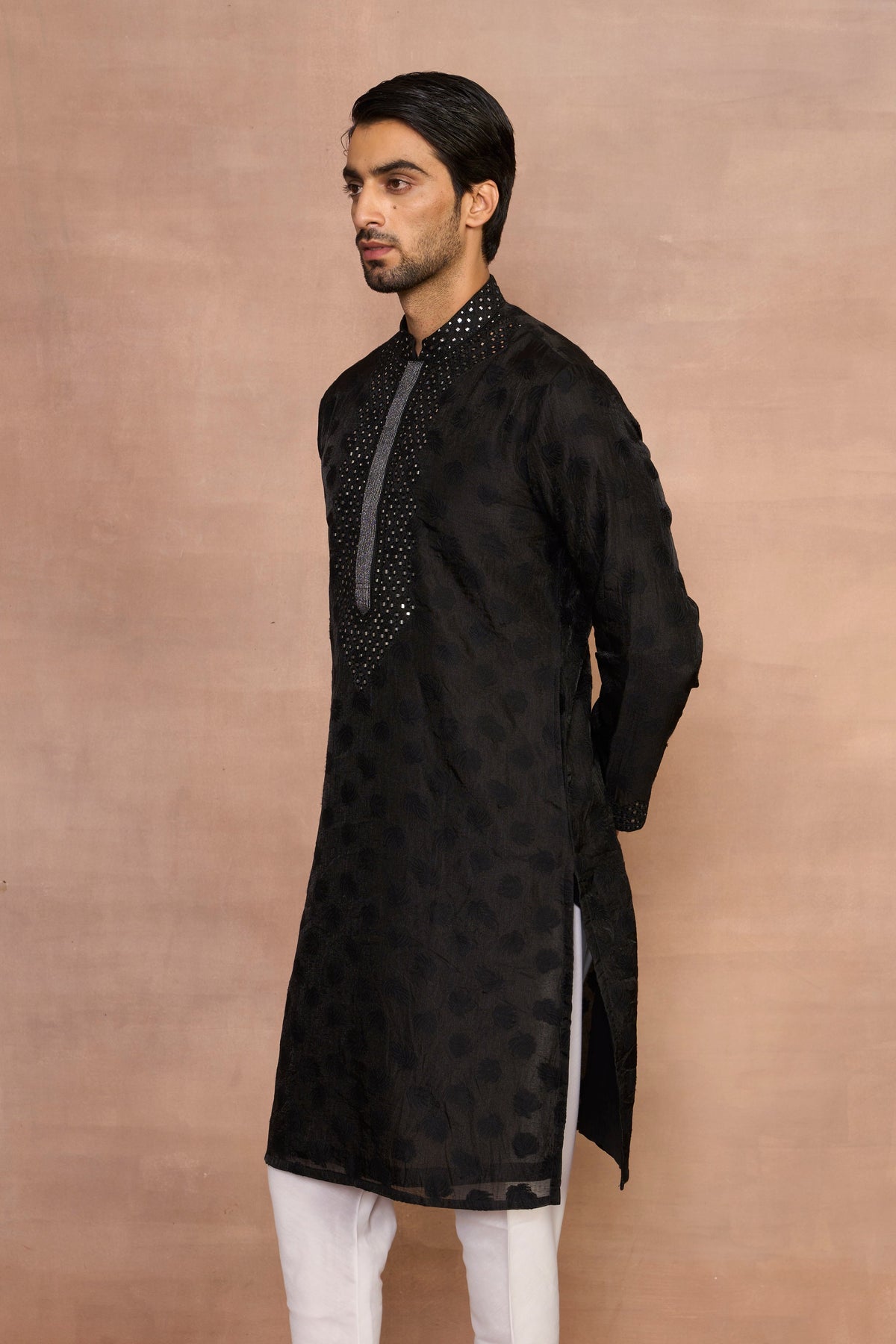 Gargee Designer's Parwaaz Black Kurta Set Gargee