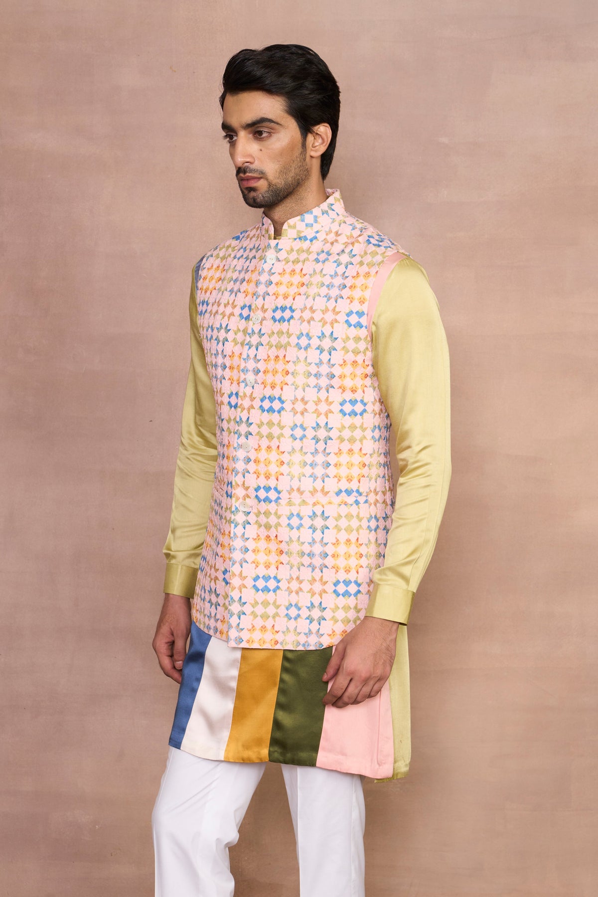 Gargee Designer's Nazaara Multicolor Bundi Set Gargee