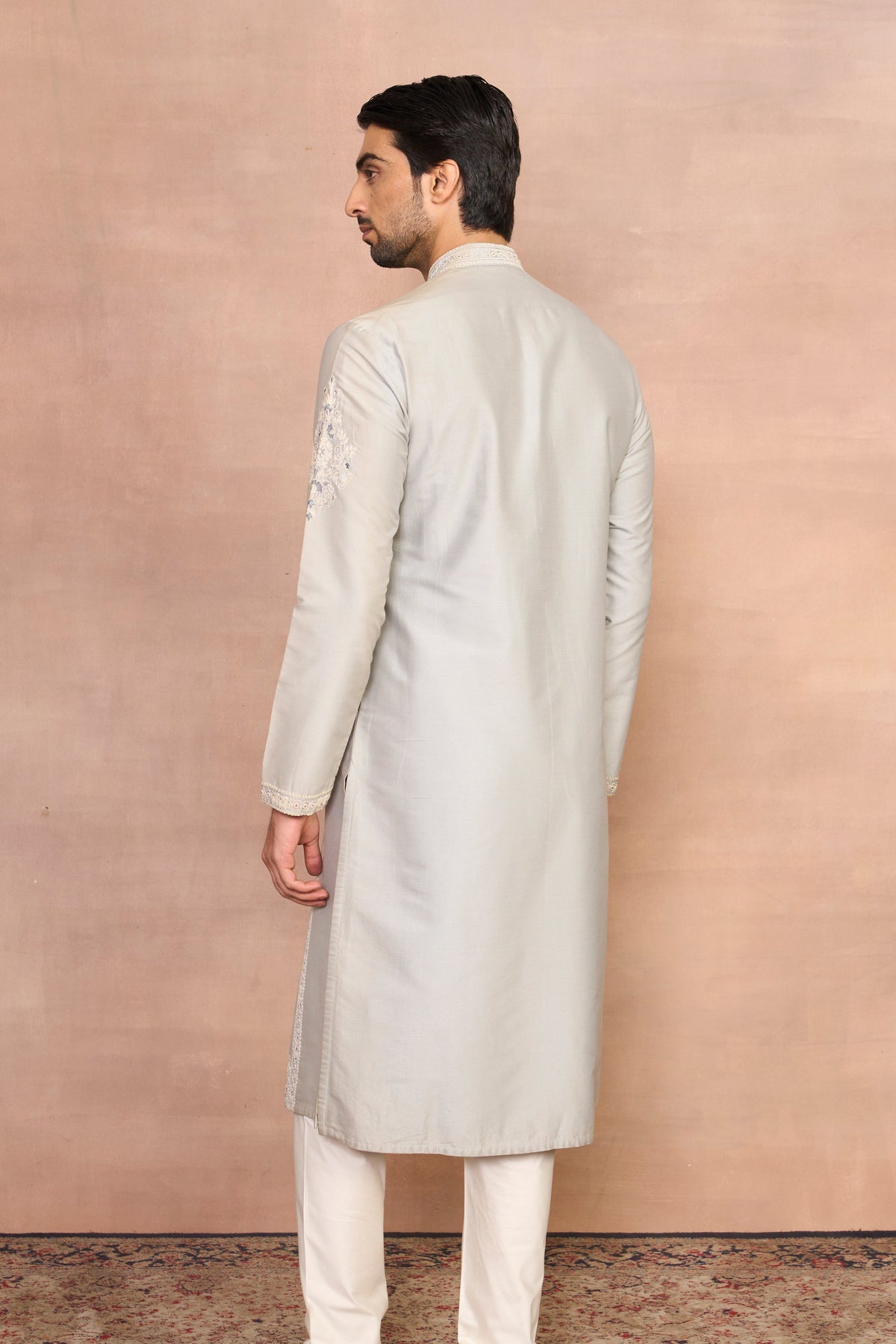 Gargee Designer's Mashhoor Grey Kurta Set Gargee