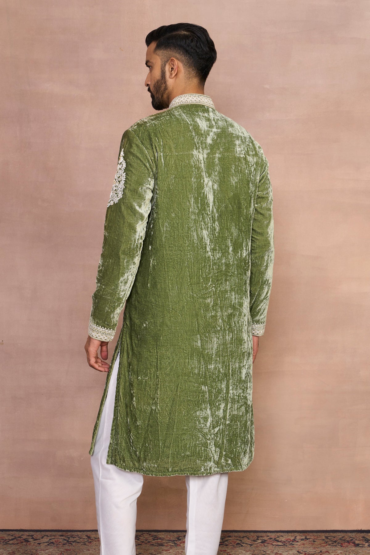 Gargee Designer's Shaan Green Dori Kurta Set Gargee