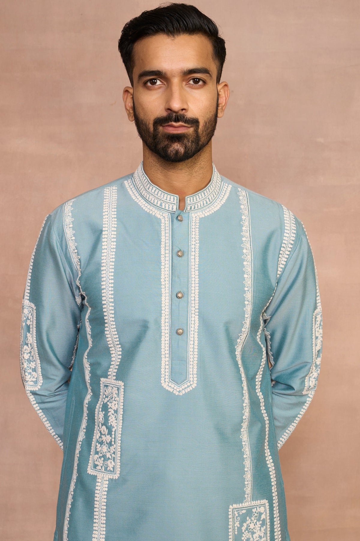 Gargee Designer's Raah Aqua Kurta Set Gargee