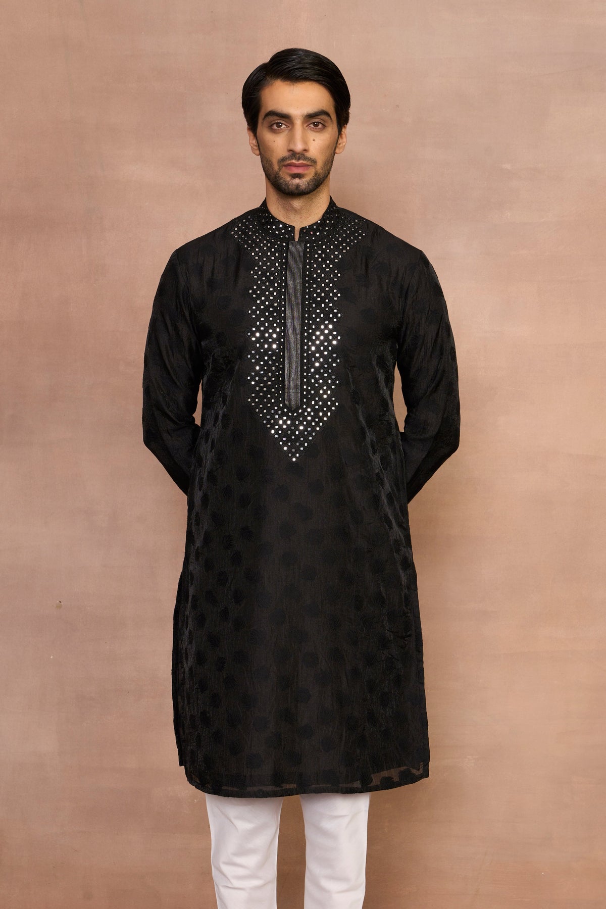 Gargee Designer's Parwaaz Black Kurta Set Gargee