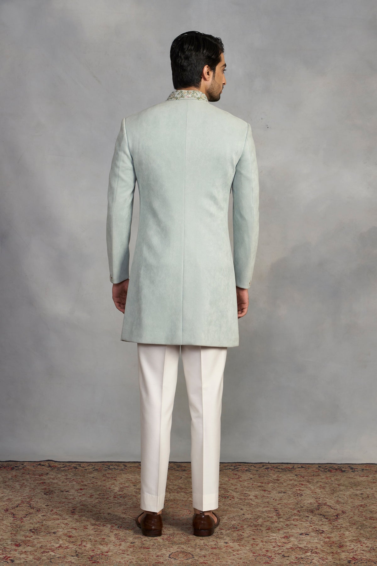 Gargee Designer's Jashn Mint Indowestern Set Gargee