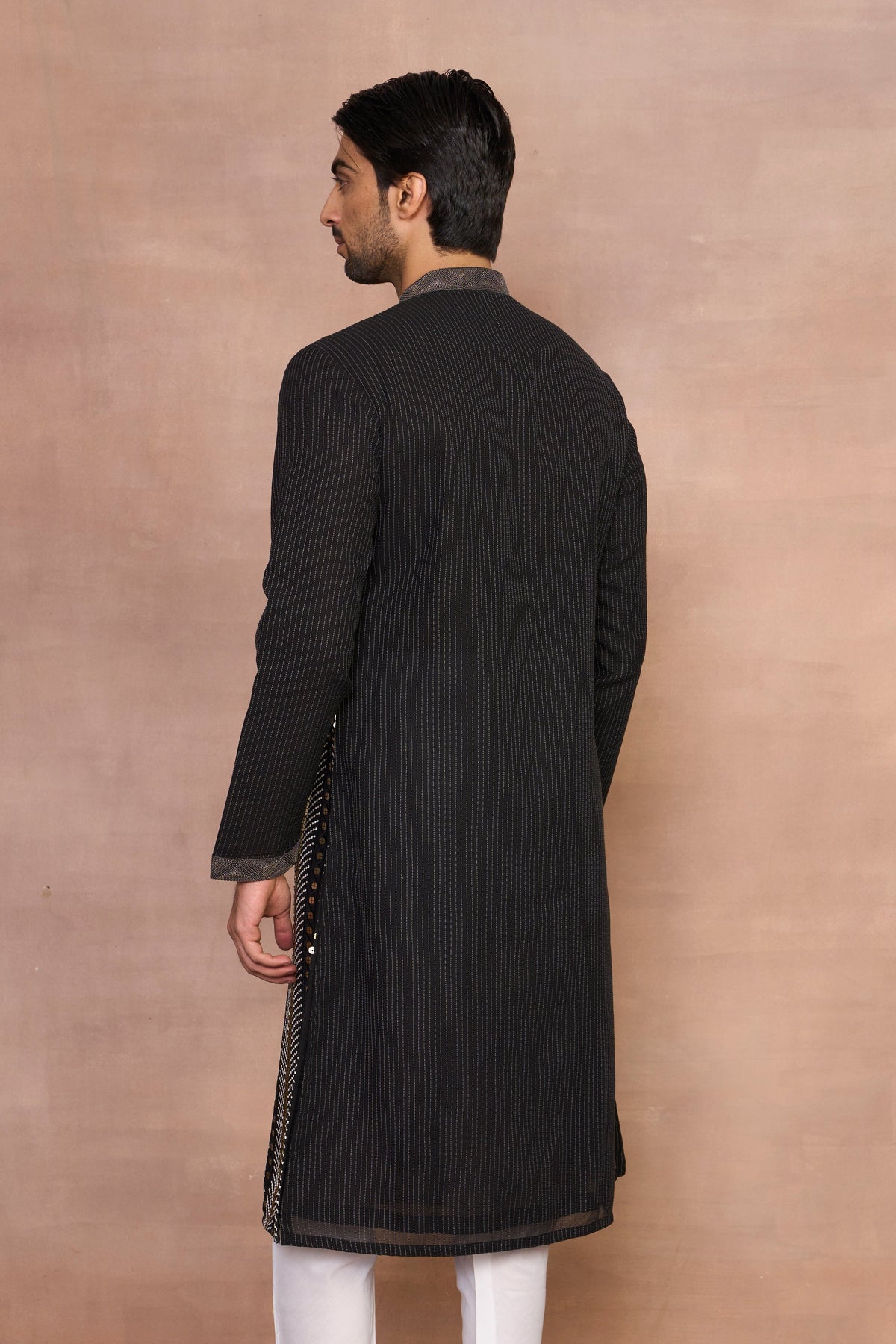 Gargee Designer's Gulistan Black Gold Kurta Set Gargee