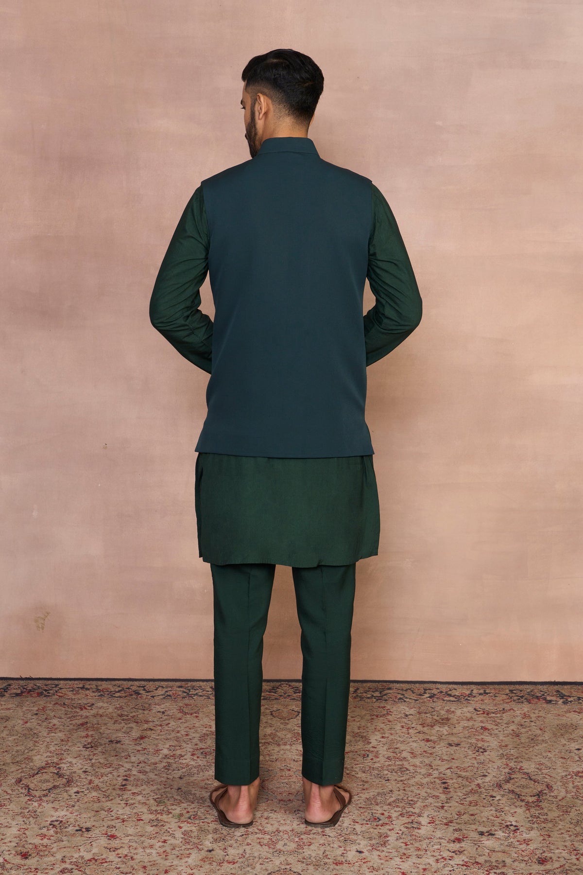 Gargee Designer's Gargee Designer's Meharban Green Bundi Set Gargee