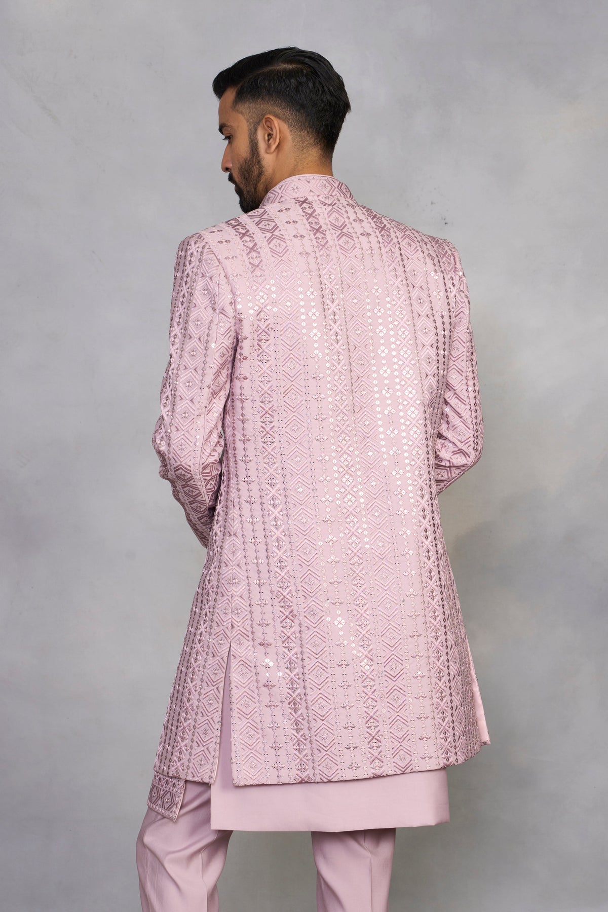 Gargee Designer's Zaheen Lilac Indowestern Set Gargee