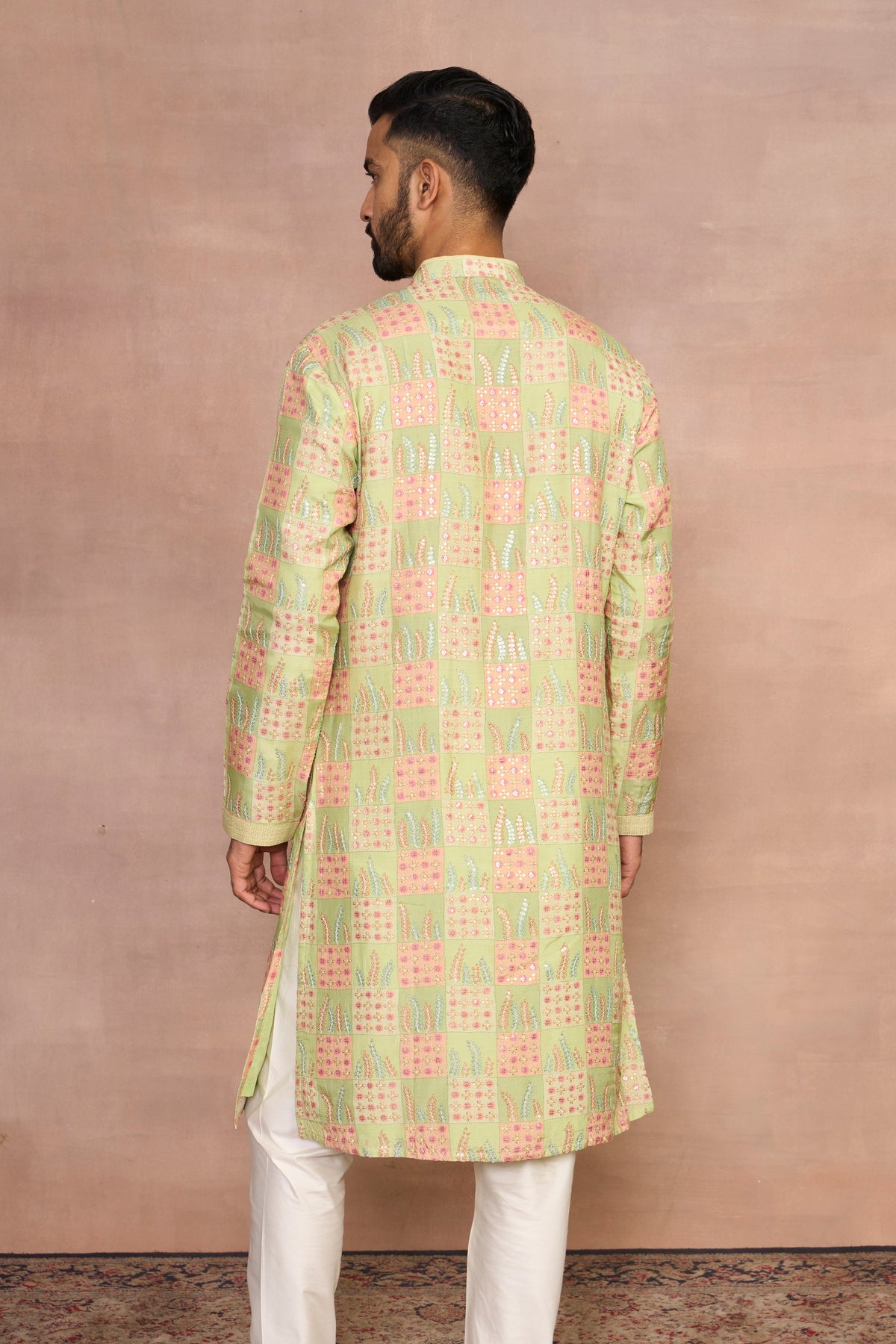 Gargee Designer's Darbaar Green Kurta Set Gargee