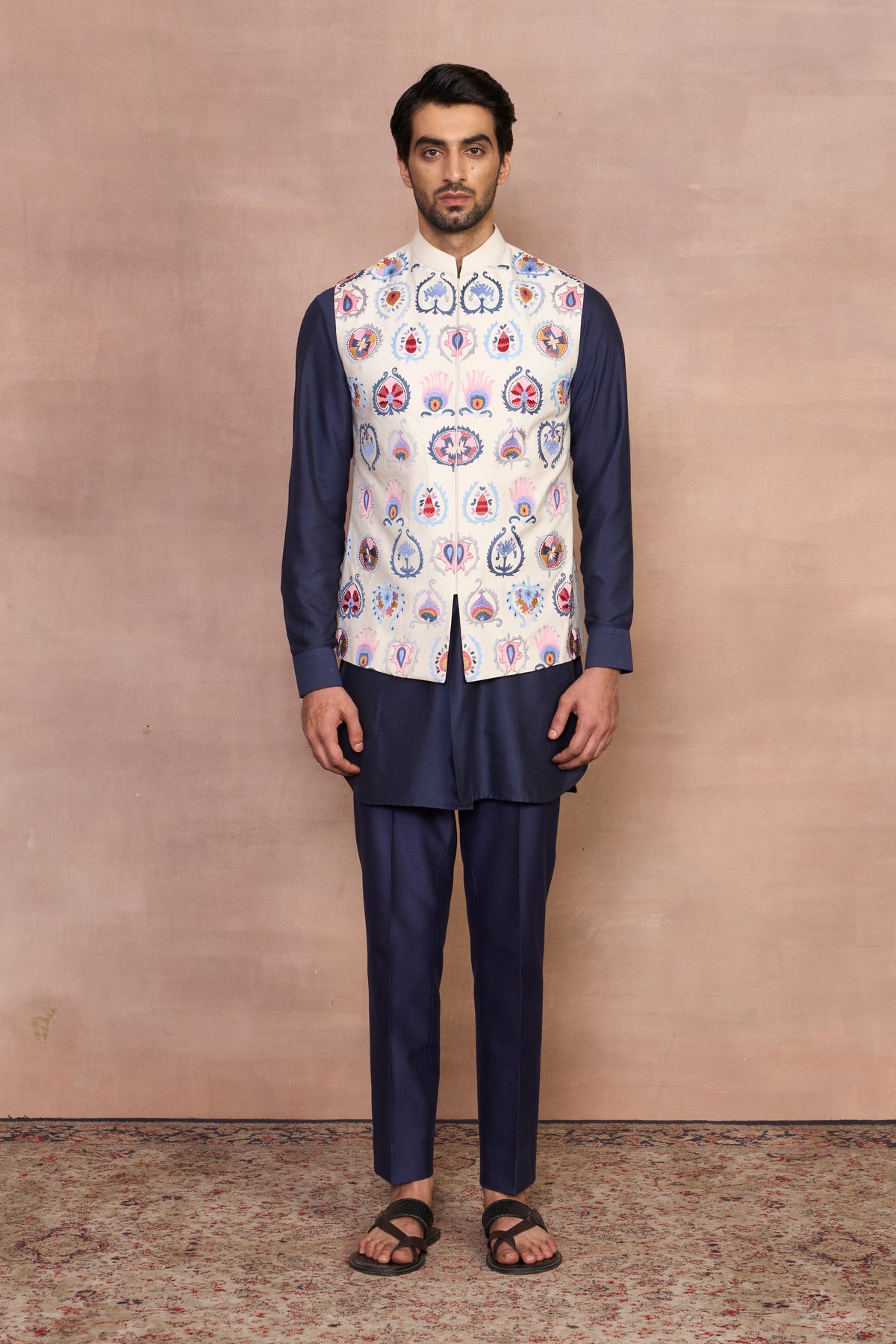 Gargee Designer's Bairaagi Multicolor Bundi Set Gargee