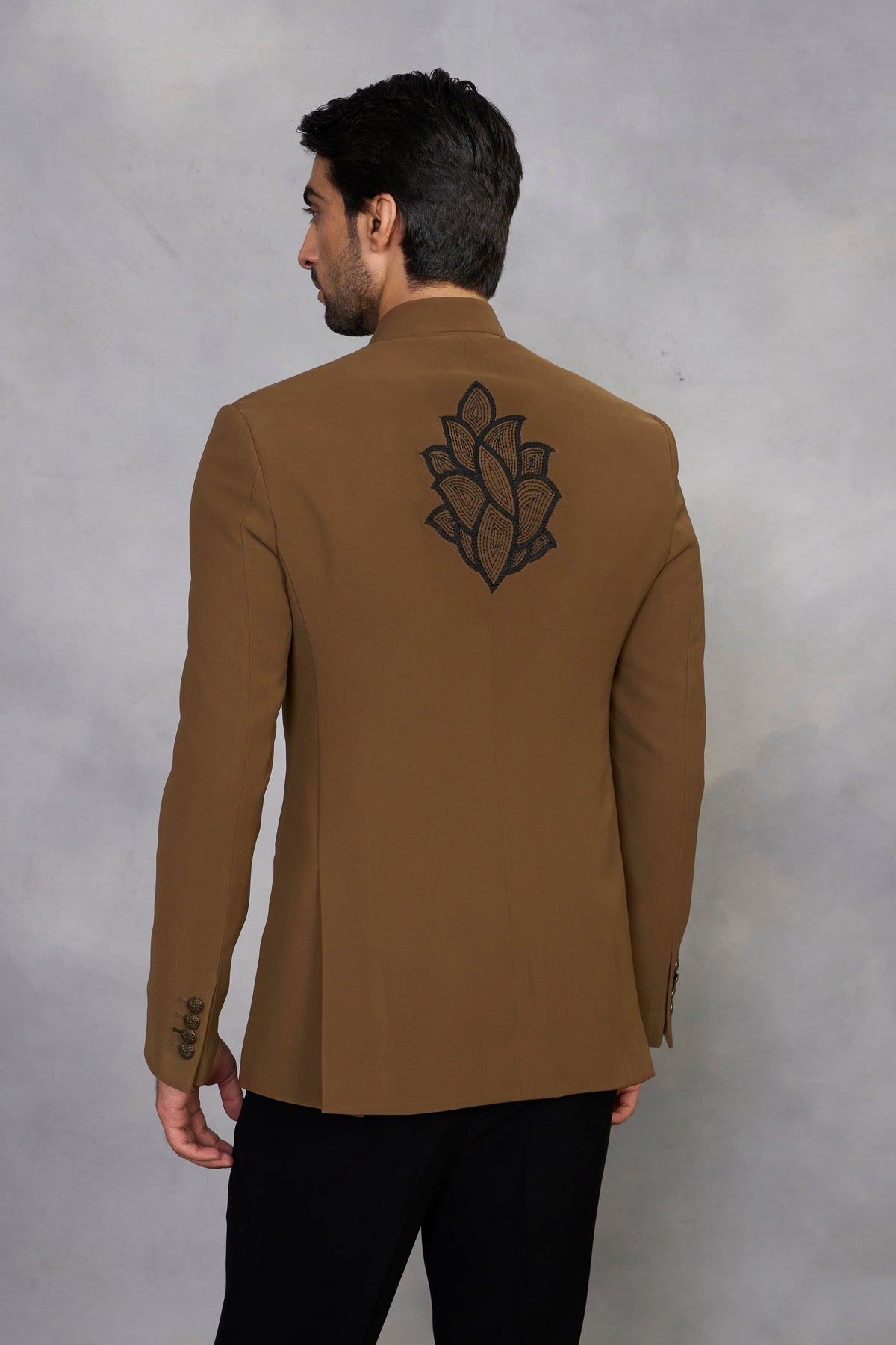 Gargee Designer's Parwaaz Hazelnut Jodhpuri Set Gargee