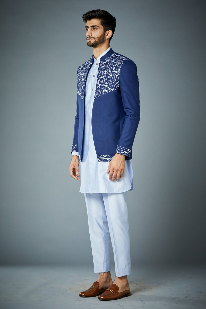 Gargee Designer's ROYAL EMBROIDERED JODHPURI SET Gargee Designer
