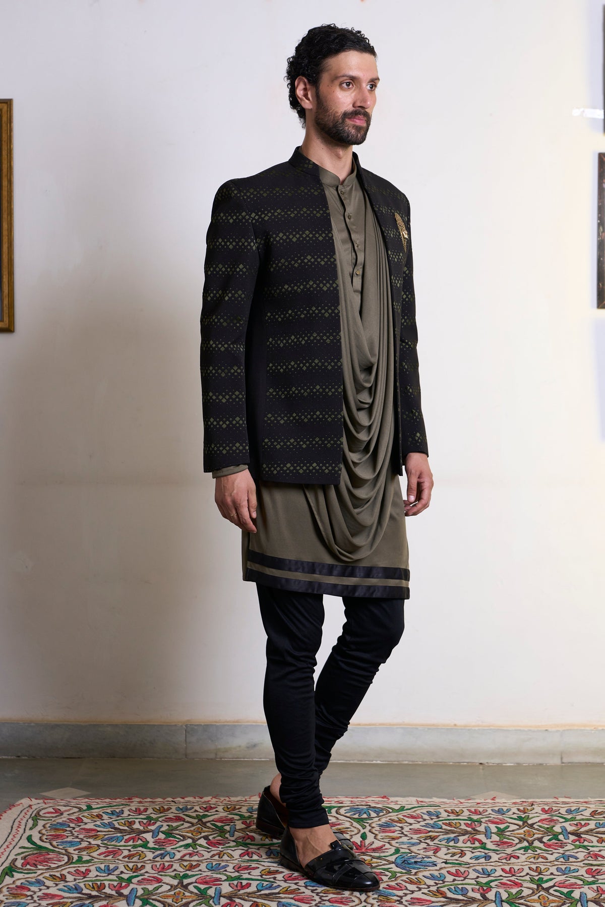 Gargee Designer's Gulghast Zain Jodhpuri Set Gargee