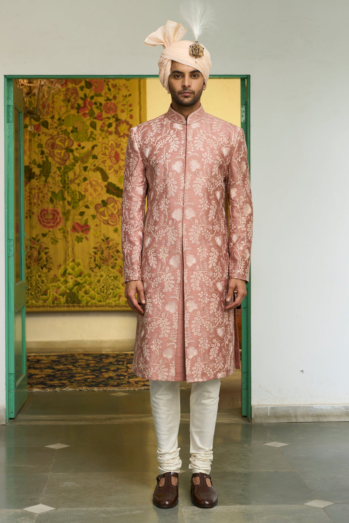 Gargee Designer's Khubani Nooran Sherwani Set Gargee Designer